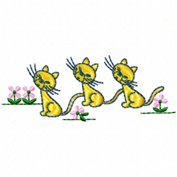Mice Embroidery Design 11 Mice Embroidery Design 11